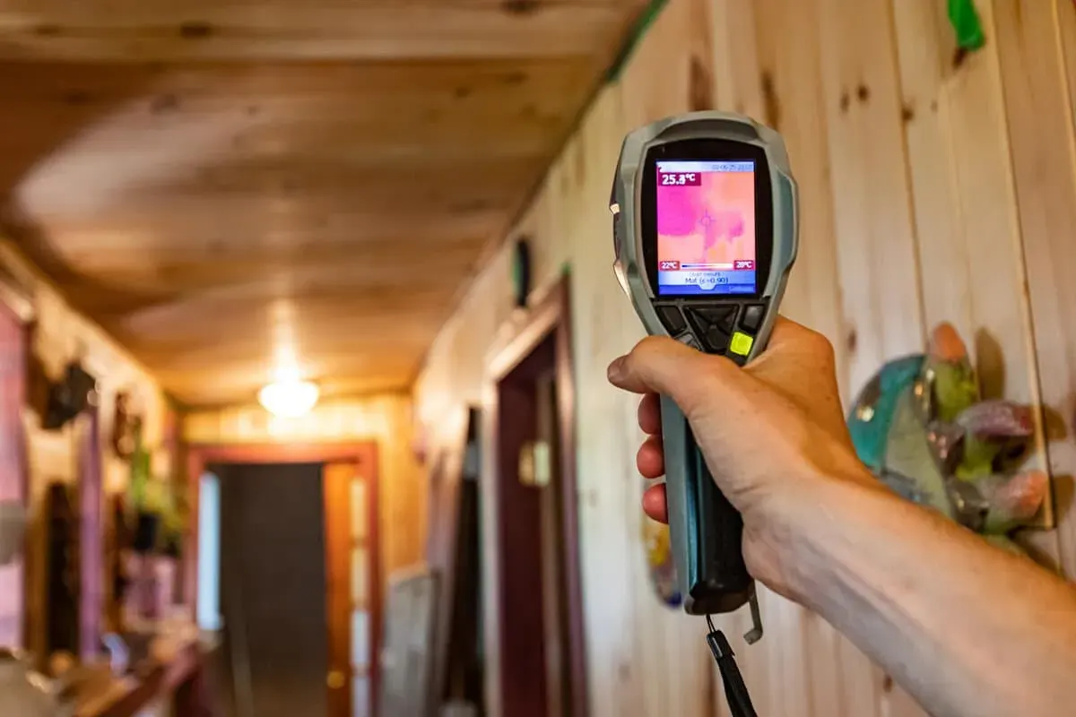 Indoor air quality testing in a Atlanta home