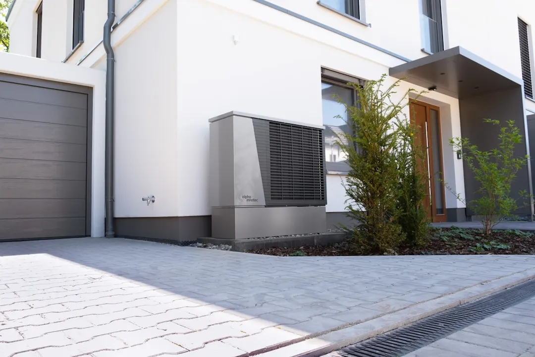 Cold-climate heat pump outdoor unit installed at a Atlanta home
